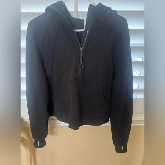 Lululemon Scuba oversized half zipped hoodie; black; XS/SM - Picture 4 of 7